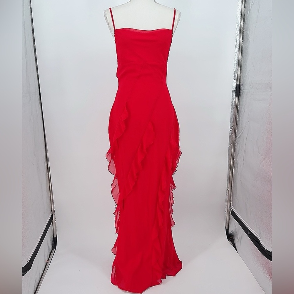 Nwt WHITE FOX BOUTIQUE Effortless Love Maxi Dress Red size M - Picture 2 of 11